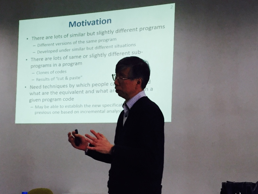 Fujita's talk